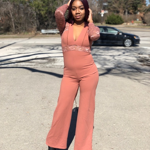 Long Sleeve Jumpsuit - Picture 3 of 4